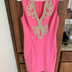 Lilly Pulitzer pink shift dress size small